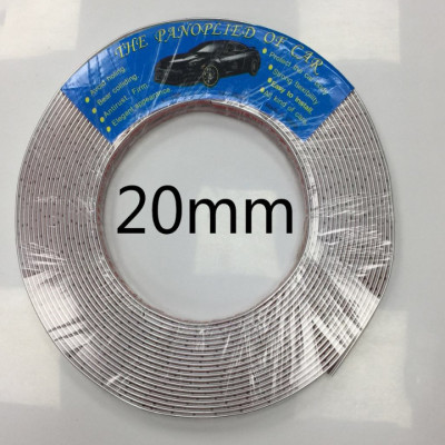 Nẹp viền trang trí chân kính ô tô mạ crom