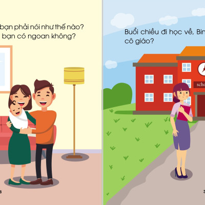 Mẹ hỏi bé trả lời - Hỏi đáp giúp bé phát triển ngôn ngữ và giao tiếp - Dành cho trẻ 1+ - Tặng kèm 01 bút viết xóa