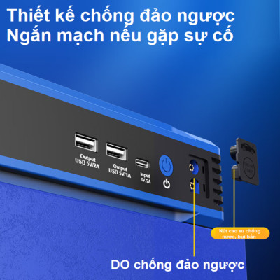 Bộ kích bình ắc quy kiêm bơm lốp và sạc dự phòng Goodyear GY-5282 dung lượng 10400mAh - Hàng Chính Hãng