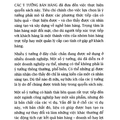 100 Ý Tưởng Bán Hàng Tuyệt Hay