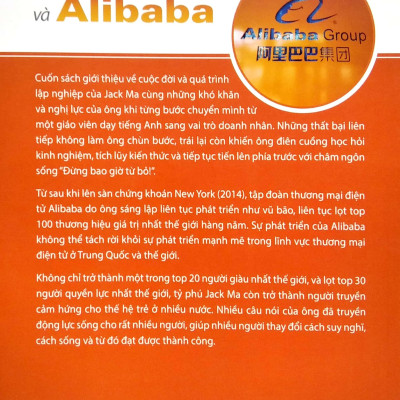 Jack Ma Và Alibaba (Seri Tủ Sách Doanh Nhân Hàng Đầu Châu Á)