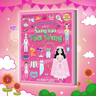 Sách Sáng tạo thời trang (Hơn 100 stickers)