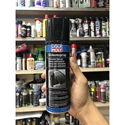Chai Xịt Silicon Bôi Trơn Bảo Dưỡng Cao Su, Nhựa Liqui Moly Silicon-Spray 3310 (300ml)
