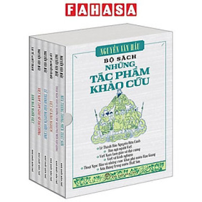 Sách - Boxset Bộ Sách Những Tác Phẩm Khảo Cứu (Hộp 6 Cuốn)