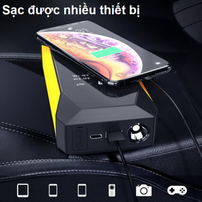 Bộ kích điện ô tô, kiêm pin sạc dự phòng Goodyear GY-5295 10000mAh - Hàng Nhập Khẩu