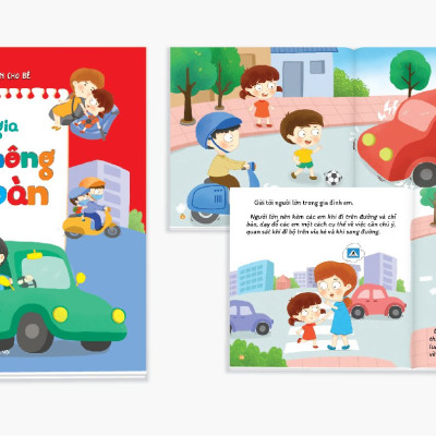 Sách - Kỹ năng thoát hiểm - Bộ sách cẩm nang an toàn cho bé 3 đến 12 tuổi - Trọn bộ 6 cuốn