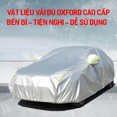 Bạt phủ trùm bảo vệ xe ô tô Honda Civic , bạt vải dù Oxford cao cấp bao trùm xe oto sedan 5 chỗ ,áo bọc xe