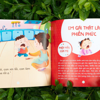Sách Những câu chuyện nhỏ giúp bé lớn khôn - bé không cáu giận, tránh xa nguy hiểm, đừng tùy tiện ôm hôn con, đừng làm vậy nhé