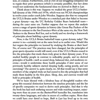 Built to Last : Successful Habits of Visionary Companies