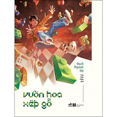 Vườn hoa xếp gỗ