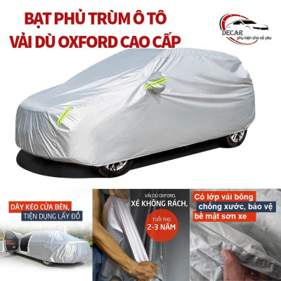 Bạt phủ trùm kín xe bán tải Mazda BT50 vải dù Oxford cao cấp bền đẹp , áo bạc phủ bảo vệ ô tô 4 chỗ chống nóng,mưa, nắng
