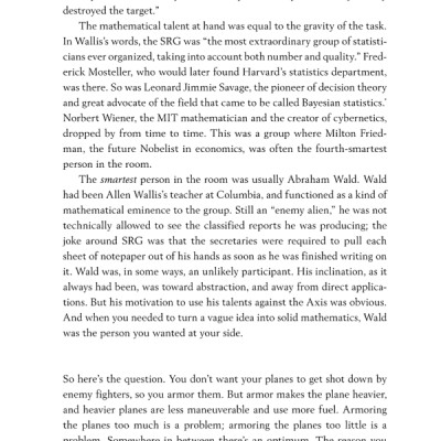 How Not To Be Wrong: The Power Of Mathematical Thinking