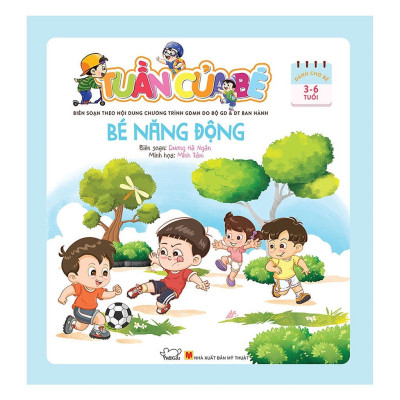 Sách Rèn Luyện Tính Cách Cho Bé 3-6 Tuổi - Bé năng động, tỏa sáng, đáng yêu, sạch sẽ - Tuần của bé tháng 8 (Combo 4 cuốn)