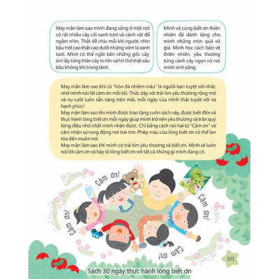 30 Ngày Thực Hành Lòng Biết Ơn – Bộ Sách Rèn Luyện Phẩm Chất Cho Trẻ ( tái bản - bc)