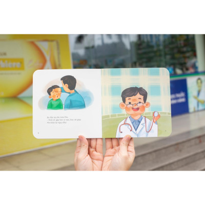 Sách - Bộ Bé học ứng xử 4 cuốn giấy bồi cứng - Lionbooks