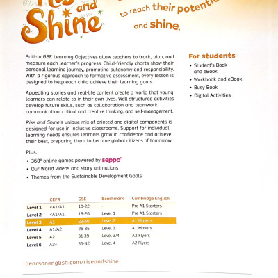 Rise And Shine American Level 3 Student