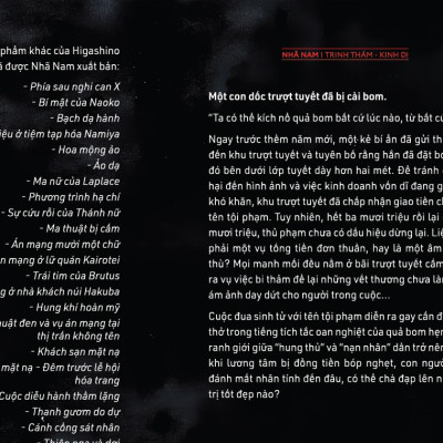 Sách -  Thảm họa tuyết trắng (Higashino Keigo) (Nhã Nam Official)