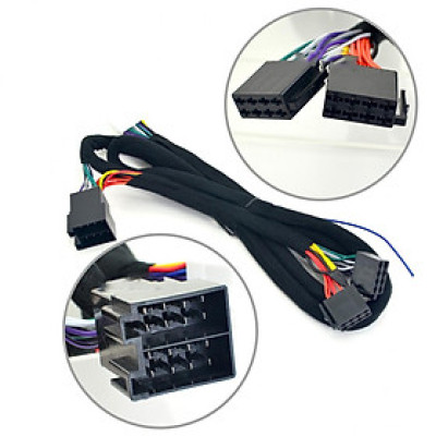 Giắc DSP/ampli, kết nối màn hình nguyên bản cho xe VOLKSWAGEN, độ loa Plug N Play.