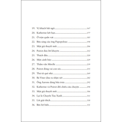 Agatha Christie. Bí mật chuyến tàu xanh