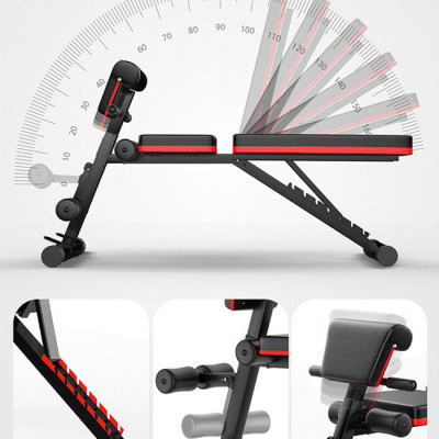 Ghế Tập Tạ Đa Năng P189 Hỗ Trợ Các Bài Tập Cơ Bụng Cơ Tay Gấp Gọn - Đại Nam Sport