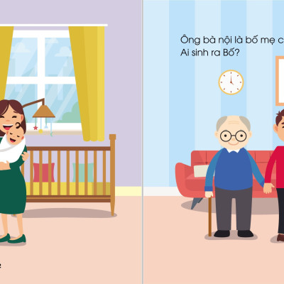 Mẹ hỏi bé trả lời - Hỏi đáp giúp bé phát triển ngôn ngữ và giao tiếp - Dành cho trẻ 1+ - Tặng kèm 01 bút viết xóa