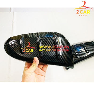 Ốp gương chiếu hậu CARBON xe Toyota Corolla Cross 2020- 2023 vân cacbon cao cấp