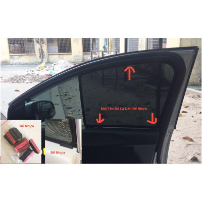 Rèm che nắng nam châm cho xe Zace, bộ 4 tấm cho 4 cửa, hàng loại 1 cao cấp nhất, vừa khít kính