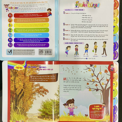 Sách Rèn Luyện Tính Cách Cho Bé 3-6 Tuổi - Bé năng động, tỏa sáng, đáng yêu, sạch sẽ - Tuần của bé tháng 8 (Combo 4 cuốn)