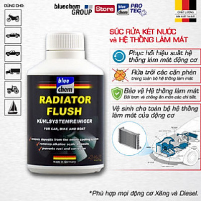 Dung dịch Bluechem Vệ sinh Két nước làm mát Động cơ (Radiator Flush) 300ml
