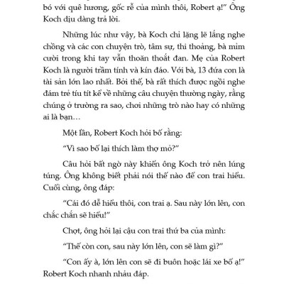 Kể Chuyện Cuộc Đời Các Thiên Tài - Heinrich Hermann Robert Koch - Nhà Vi Trùng Học Tài Ba