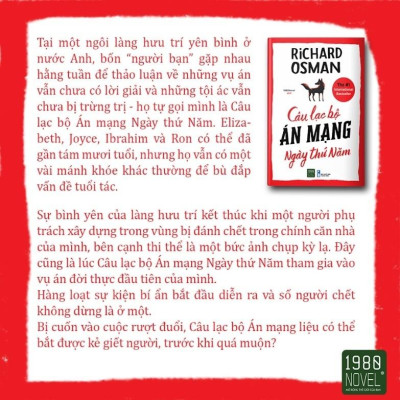 Pre-Order - Câu Lạc Bộ Án Mạng Ngày Thứ Năm