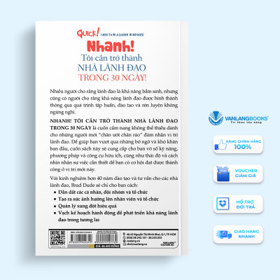 Nhanh! Tôi Cần Trở Thành Nhà Lãnh Đạo Trong 30 Ngày