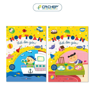 Combo 2 cuốn Học Toán Thật Đơn Giản Cho Trẻ Từ 2-6 Tuổi