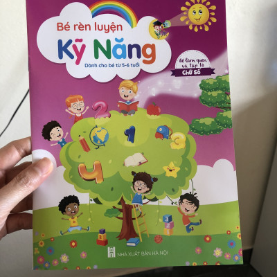 Bộ 8 cuốn Bé Rèn Kỹ Năng Dành Cho Bé 5-6 Tuổi