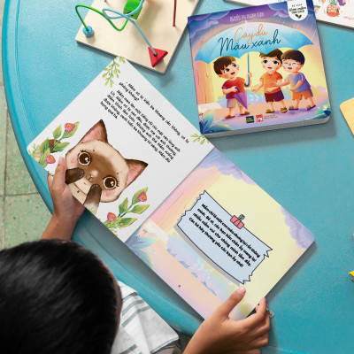Sách Ươm Mầm Tính Cách: Cây Dù Màu Xanh - Gembooks