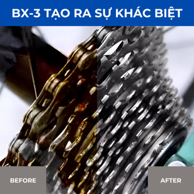 Xịt Tẩy Rửa Dầu Nhớt, Cặn Carbon, Vệ Sinh Bình Xăng Con BX3 Carburetor & Choke Cleaner - Hàng Chính Hãng