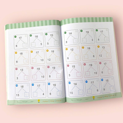 Sách cho bé - Tách Và Gộp - Toán Tiền Tiểu Học - Vui Học Toán - Dành cho trẻ từ 4 tuổi