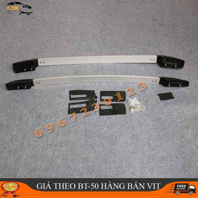 Giá nóc theo xe bán tải Ranger, Bt50 giống bản Wildtrack hàng bắt vít