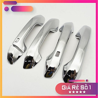 Bộ ốp tay nắm cửa, hõm cửa xe dành cho KIA Seltos 2020 mạ Crom