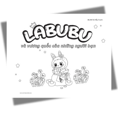 Sách Tô Màu Chữa Lành - Labubu Và Vương Quốc Của Những Người Bạn