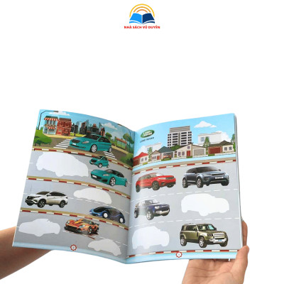 Sách - Bóc Dán Decal Thông Minh Trang Trí Sticker Ngôi Nhà Của Em - Các Hãng xe hơi nổi tiếng