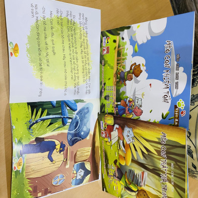 COMBO 3 TẬP MÈO CON LON TON: MÈO CON CAN ĐẢM + MÈO CON KHIÊN TỐN + MÈO CON THẬT THÀ, TRUNG THỰC