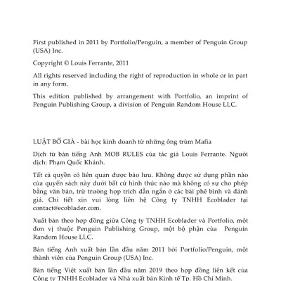 Luật Bố Già (Tái Bản 2022)