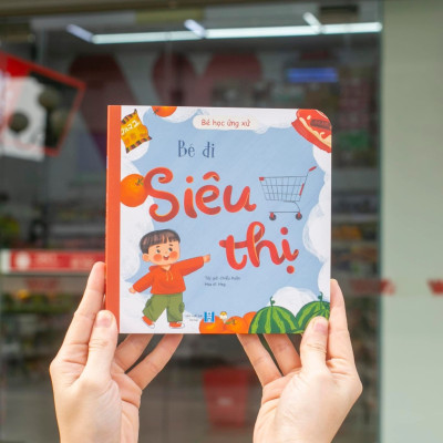 Sách - Bộ Bé học ứng xử 4 cuốn giấy bồi cứng - Lionbooks