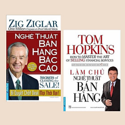 Combo Sách Kinh Doanh: Làm Chủ Nghệ Thuật Bán Hàng + Nghệ Thuật Bán Hàng Bậc Cao (Phương Pháp Thu Hút Khách Hàng / Thuyết Phục Đỉnh Cao)