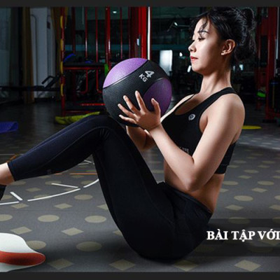 Bóng Tạ Tập Thể Lực,Tập Gym,Tập Yoga 5kg Chất Liệu Cao Su Đặc Hàng Nhập Khẩu Đại Nam Sport