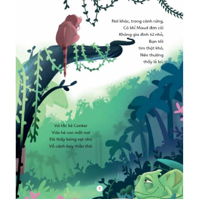 Sách Khác Biệt Thật Là Tuyệt - Tắc Kè Hoa Conker Và Cái Bẫy Khỉ - Conker And The Monkey Trap