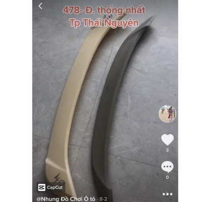 Đuôi Gió Honda City 2021 Liền Cốp - Cánh Gió Ô TÔ Hàng Mộc Chưa Sơn