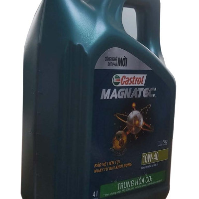Dầu nhớt cho động cơ ô tô Castrol Magnatec 10W-40 (Can 4 lít)