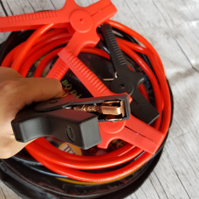 Bộ 2 dây câu bình ắc quy ô tô 600amp lõi đồng 8mm dài 3m
